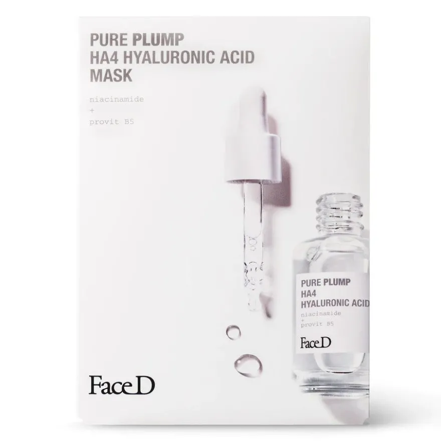 Face D Maschera Viso Pure Plump HA4 Acido Ialuronico
