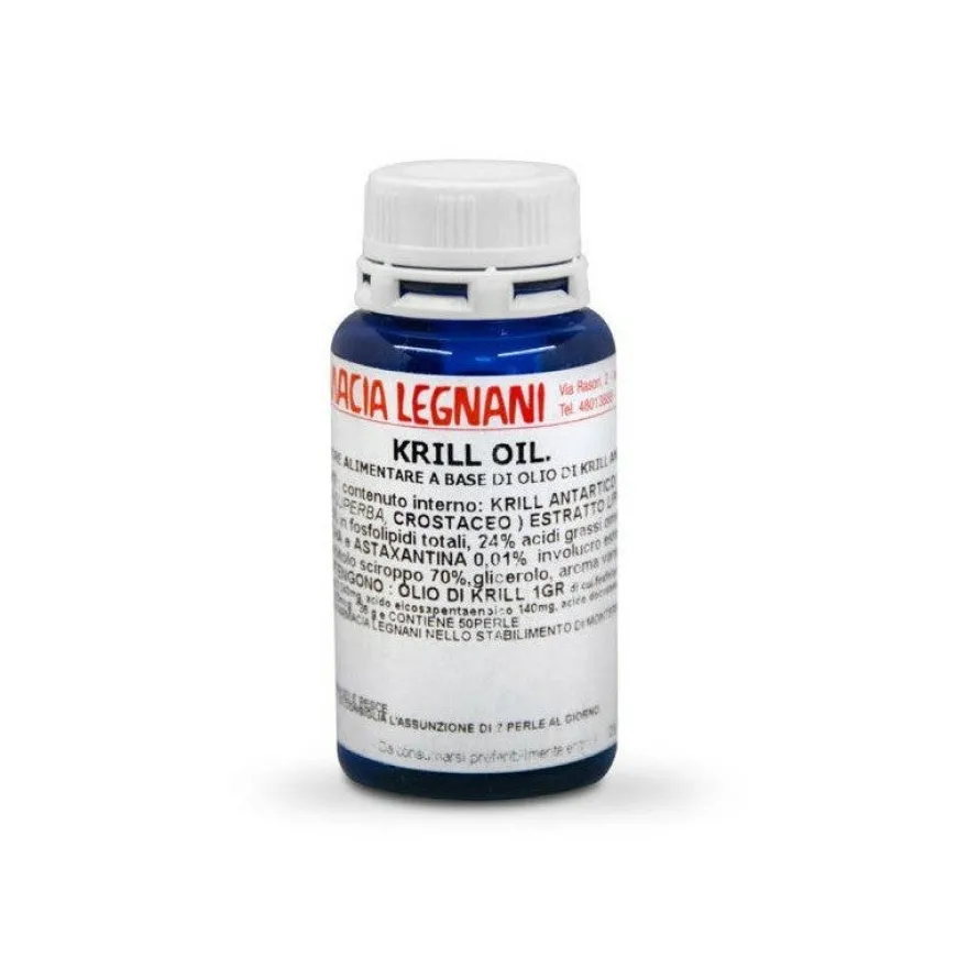 Farmacia Legnani Krill Oil Coadiuvante Metabolismo Lipidico 50 Capsule