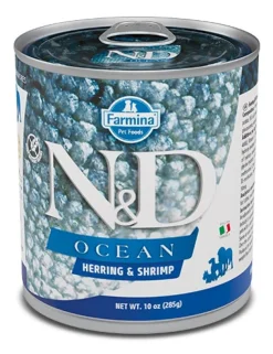 Farmina Natural & Delicious Ocean Con Aringa E Gamberetti Per Cani Adulti 285g