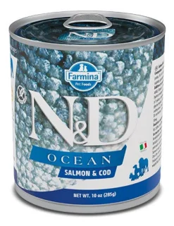 Farmina Natural & Delicious Ocean Con Salmone E Merluzzo Per Cani Adulti 285g