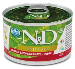 Farmina Natural & Delicious Prime Puppy Mini Con Pollo E Melograno Per Cani Cuccioli 140g