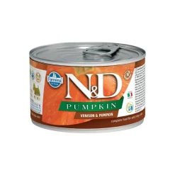 Farmina Natural & Delicious Pumpkin Mini Con Cervo E Zucca Per Cani Adulti 140g
