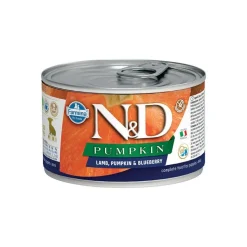 Farmina Natural & Delicious Pumpkin Mini Puppy Con Agnello Zucca E Mirtillo Per Cani Cuccioli 140g