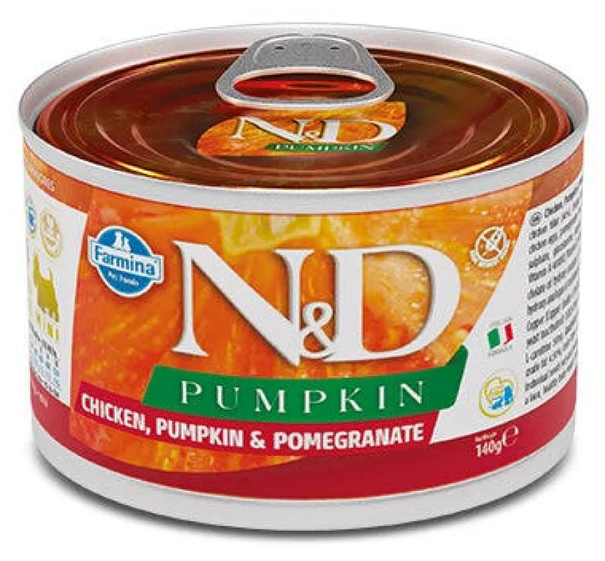 Farmina Natural & Delicious Pumpkin Puppy Con Pollo Zucca E Melograno Per Cani Cuccioli 140g