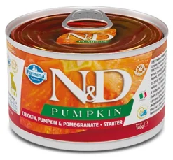 Farmina Natural & Delicious Pumpkin Starter Mini Con Pollo Zucca E Melograno Per Cani Cuccioli 140g