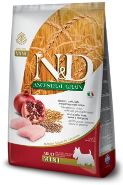 Farmina N&D Ancestral Grain Pollo Cani Adulti Mini 7kg