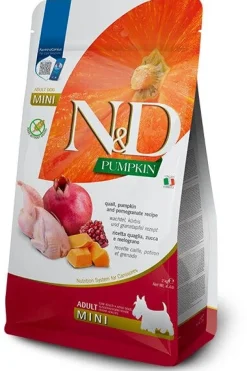 Farmina N&D Dog Mini Pumpkin Quail & Pomegranate Per Cani Adulti 2kg