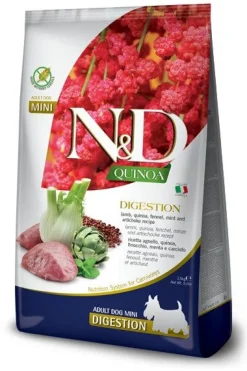 Farmina N&D Dog Mini Quinoa Digestion Lamb Per Cani Adulti 800g