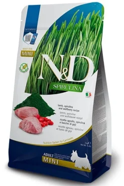 Farmina N&D Dog Mini Spirulina Lamb Per Cani Adulti 2kg