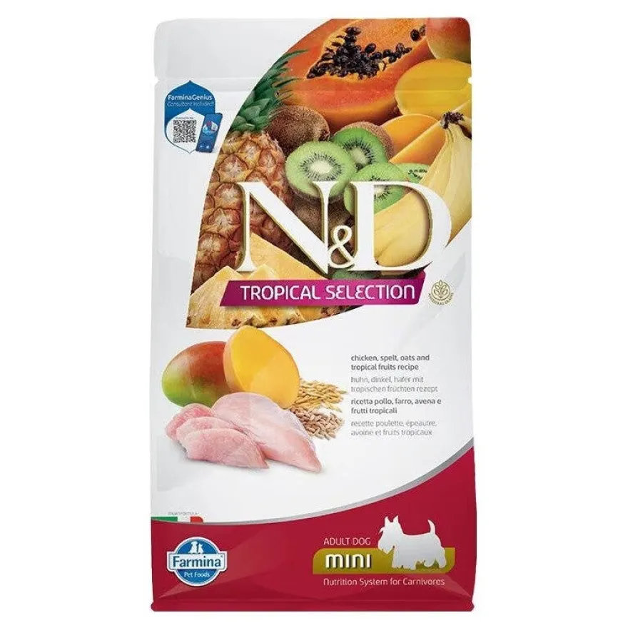 Farmina N&D Dog Mini Tropical Selection Chicken Per Cani Adulti 5kg