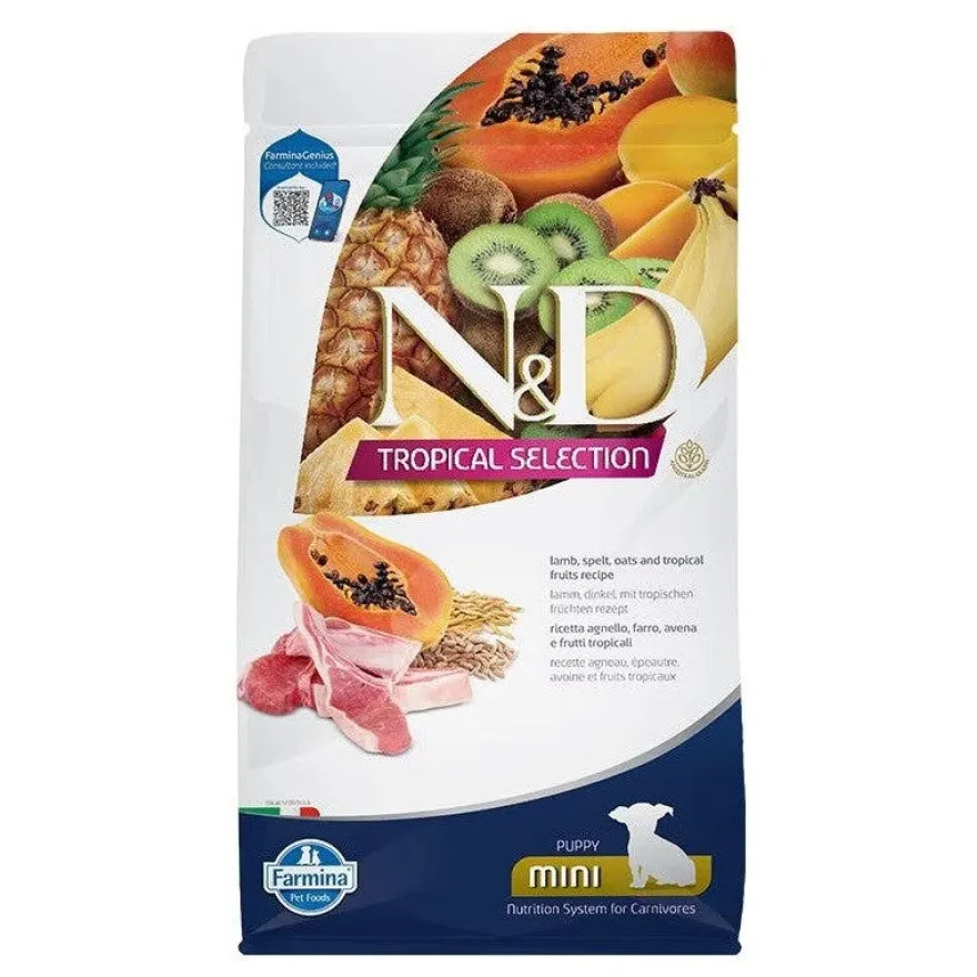 Farmina N&D Dog Mini Tropical Selection Lamb Per Cani Cuccioli 1.5kg