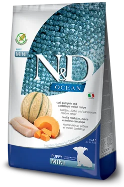 Farmina N&D Ocean Merluzzo E Zucca Cani Cuccioli Taglia Mini Sacco 800g