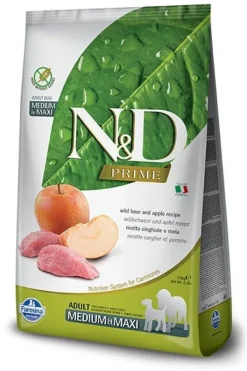 Farmina N&D Prime Cinghiale E Mela Cani Adulti Taglia Media E Grande Sacco 2,5kg