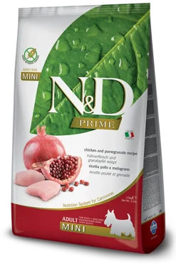Farmina N&D Prime Pollo E Melograno Cani Adulti Taglia Mini Sacco 2,5kg