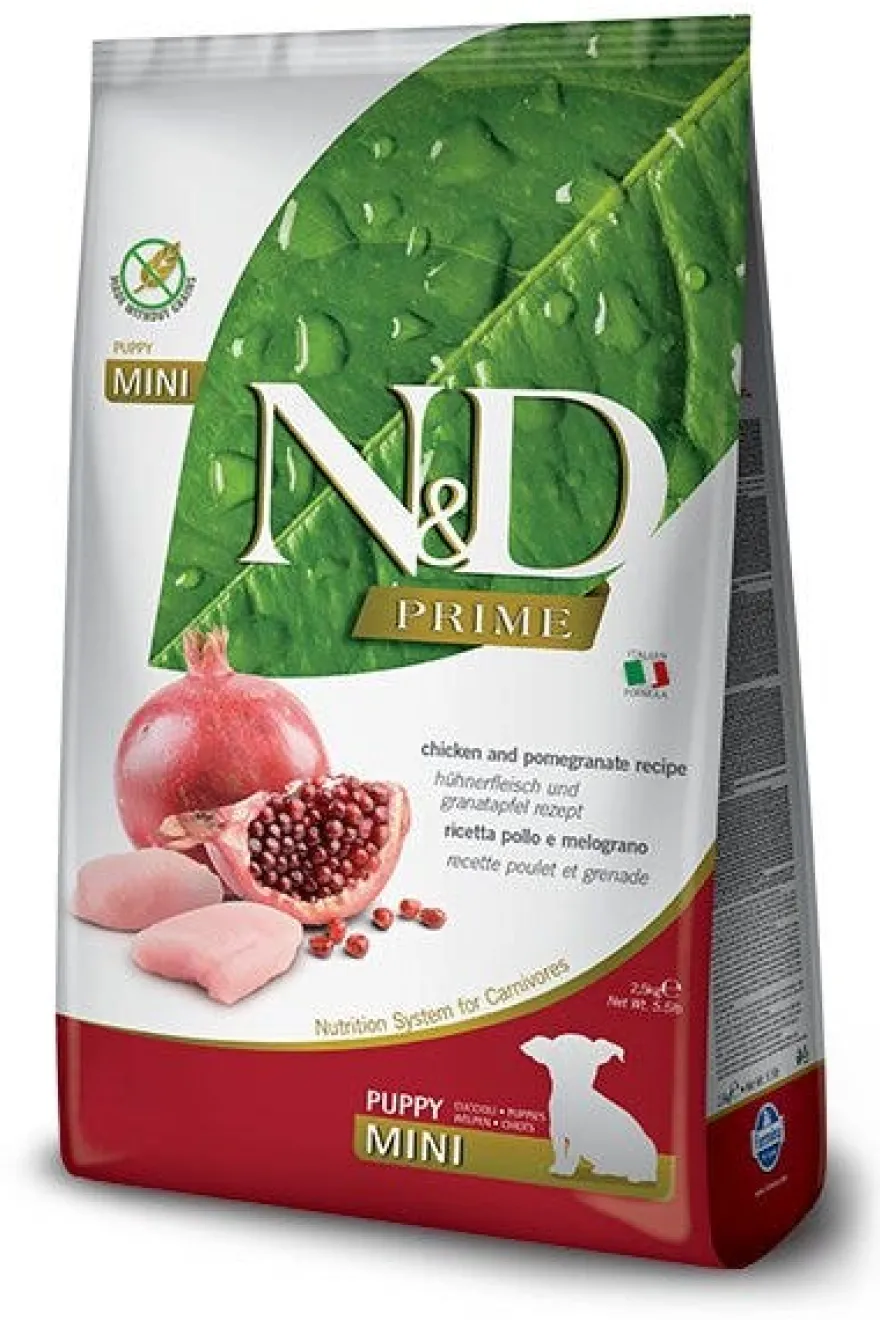 Farmina N&D Prime Pollo E Melograno Cani Cuccioli Taglia Mini Sacco 800g