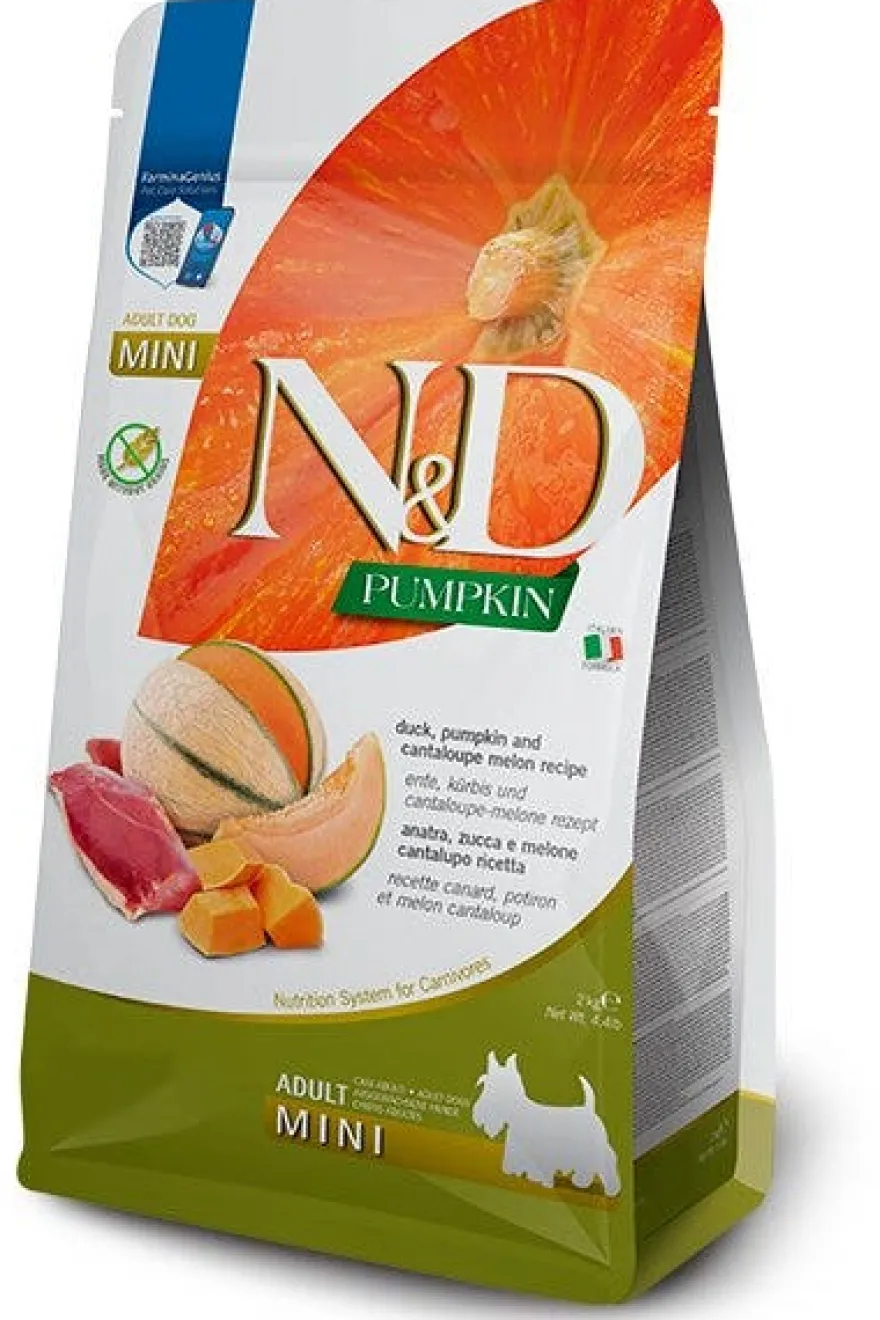 Farmina N&D Pumpkin Anatra Zucca E Melone Per Cani Adulti Taglia Mini 2kg