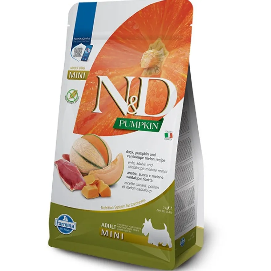 Farmina N&D Pumpkin Anatra Zucca E Melone Per Cani Adulti Taglia Mini 2kg