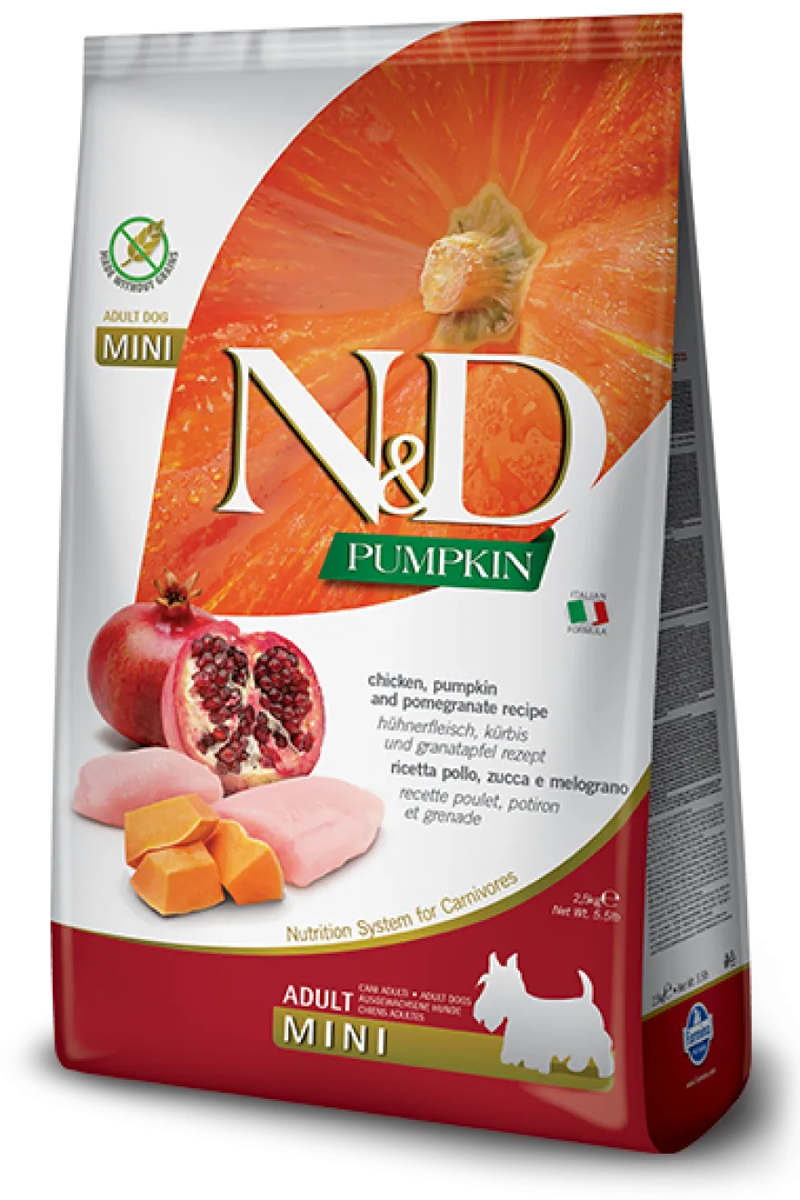 Farmina N&D Pumpkin Pollo E Zucca Cani Adulti Taglia Mini Sacco 2,5kg
