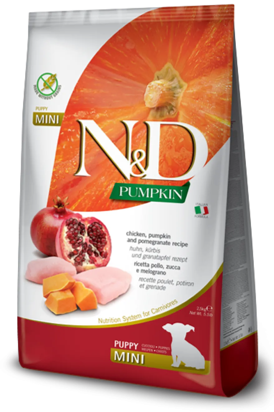 Farmina N&D Pumpkin Pollo E Zucca Cani Cuccioli Taglia Mini Sacco 2,5kg