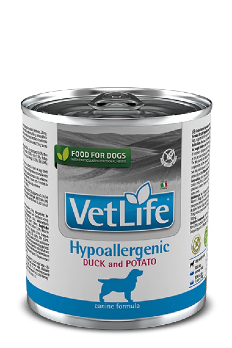 Farmina Vet Life Hypoallergenic Anatra E Patate Per Cani Lattina 300g