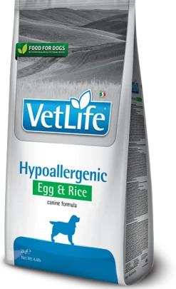 Farmina Vet Life Hypoallergenic Egg E Rice Cibo Secco Per Cani Sacco 2Kg