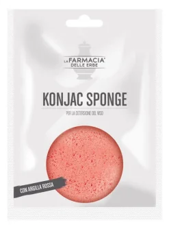 Fde konjac sponge argilla rossa 1 pezzo