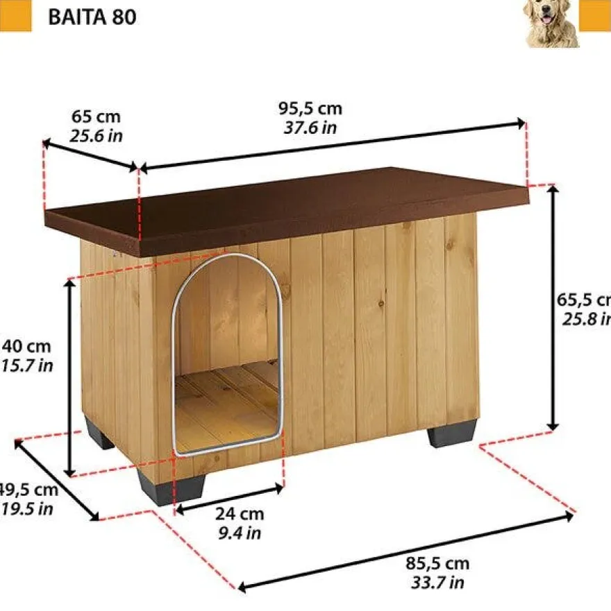 Ferplast Baita Per Cani Taglia 80