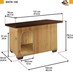 Ferplast Baita Per Cani Taglia 100