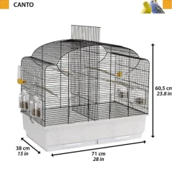 Ferplast Canto Gabbia Per Canarini Con Divisorio Interno