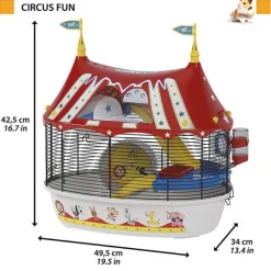 Ferplast Circus Fun Gabbia Per Criceti E Piccoli Roditori