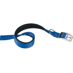 Ferplast Daytona C Collare In Nylon Con Soffice Imbottitura Blu Per Cani C30/55