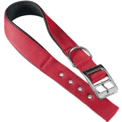 Ferplast Daytona C Collare In Nylon Con Soffice Imbottitura Rosso Per Cani C20/43