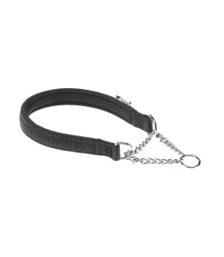 Ferplast Daytona CSS Collare Semistrangolo Nylon Soffice Imbottitura Nero Per Cani CSS25/60