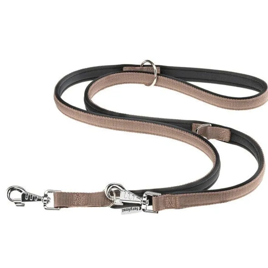 Ferplast Daytona Ga Guinzaglio In Nylon Marrone Per Addestramento Cani GA15/200