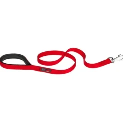 Ferplast Daytona G Guinzaglio In Nylon Impugnatura Imbottita E Porta Sacchetti Igienici Rosso Per Cani G15/120