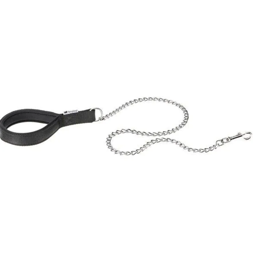 Ferplast Daytona Guinzaglio Corto In Nylon Con Impugnatura Imbottita Nero Per Cani GM25/100