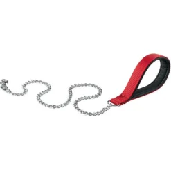 Ferplast Daytona Guinzaglio Corto In Nylon Con Impugnatura Imbottita Rosso Per Cani GM25/100