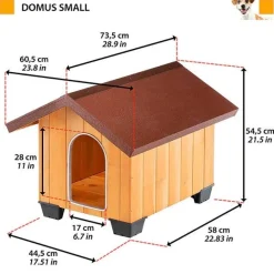 Ferplast Domus Cuccia In Legno Di Pino Nordico Small