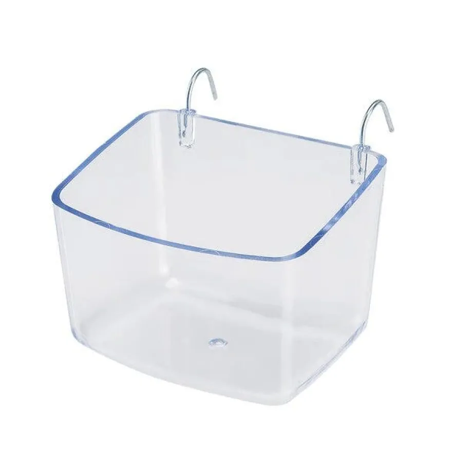 Ferplast FPI 4512 Mangiatoia Plastica Trasparente Per Uccelli