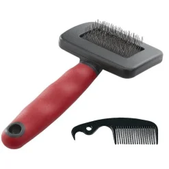 Ferplast GRO 5942 Small Spazzola Cardatrice Per Cani E Gatti Pelo Medio/Lungo