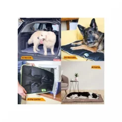 Ferplast Jolly 85 Materassino Per Cani Tessuto Tecnico Nero 83 x 50 cm