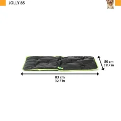 Ferplast Jolly 85 Materassino Per Cani Tessuto Tecnico Nero 83 x 50 cm