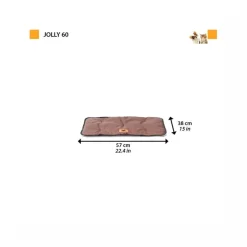 Ferplast Jolly 60 Materassino Per Cani Tessuto Tecnico Nero 57 x 38 cm