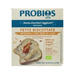 Fette Biscottate Integrali Ai Semi Di Lino Senza Zucchero 270g