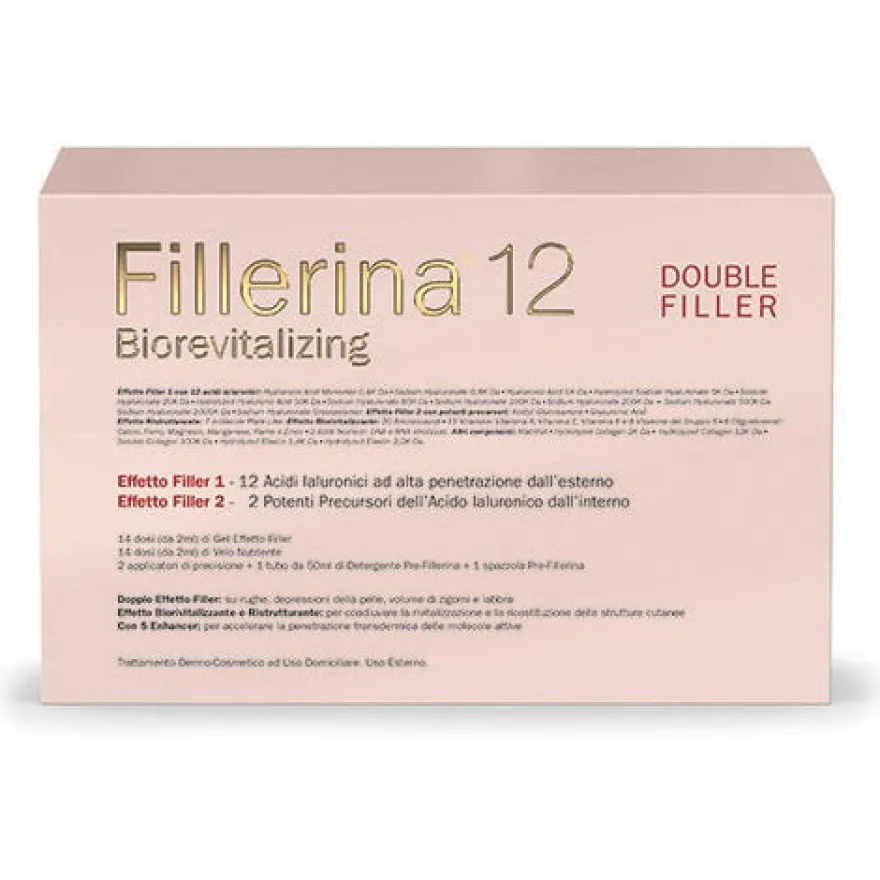 Fillerina 12 Biorevitalizing Double Filler Grado 3 Trattamento Intensivo 30ml+30ml +50ml