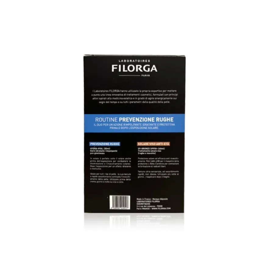 Filorga Cofanetto Hydra Hyal Siero 30ml + Uv-Bronze Solare Viso 40ml SPF50+