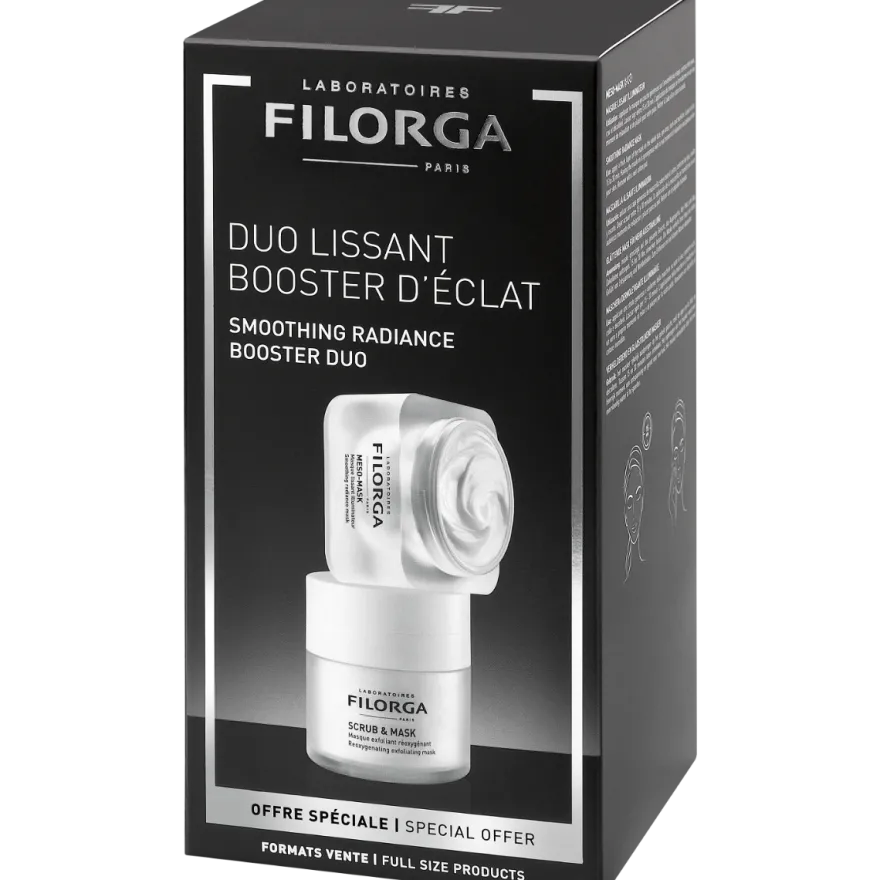Filorga Duo Rituale Rigenerante Maschera Dermolevigante Illuminate 50ml + Maschera Esfoliante Riossigenante 55ml