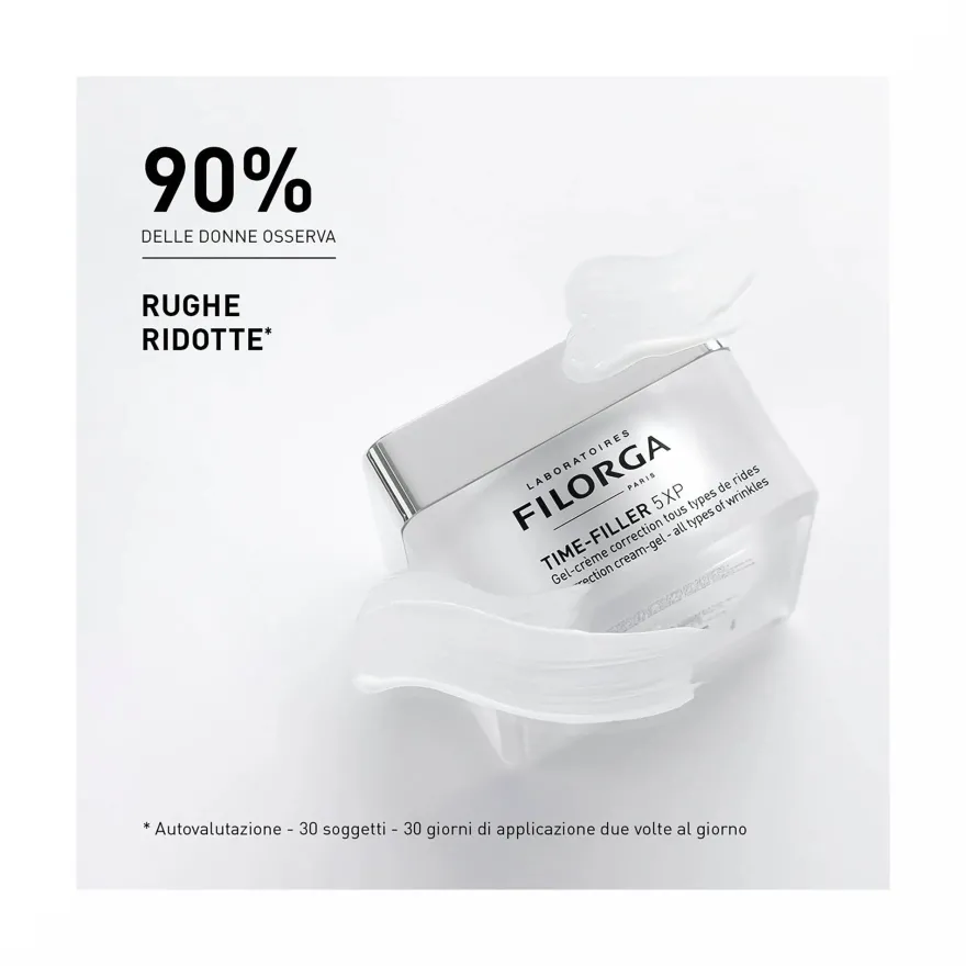 Filorga Time-Filler 5XP Crema-Gel Correttiva Per Tutti i Tipi di Rughe Viso e Collo 50ml