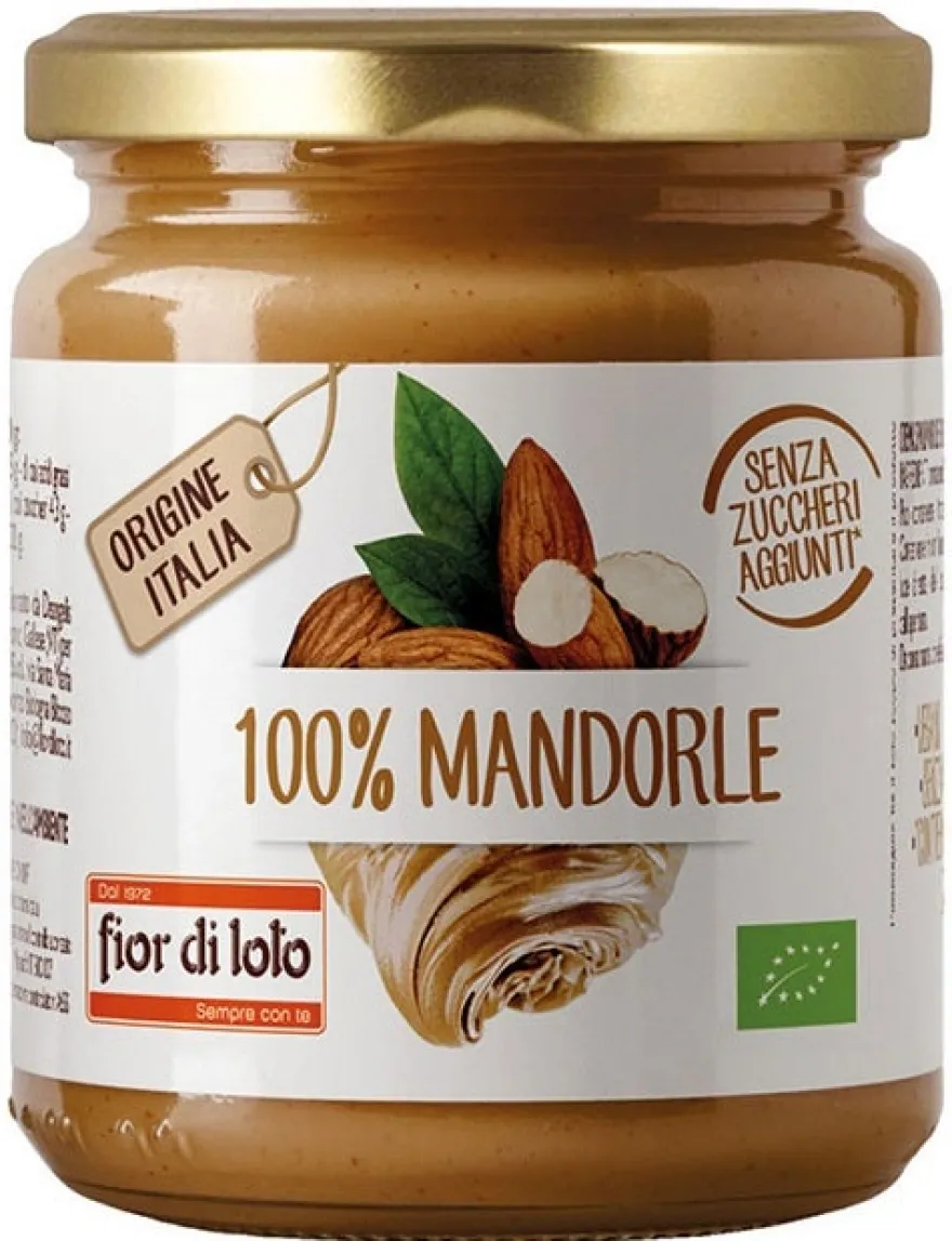 Fior di Loto Crema 100% di Mandorle Tostate