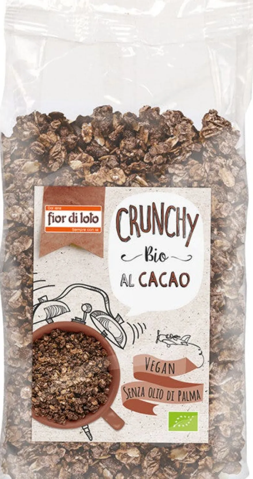 Fior Di Loto Crunchy Al Cacao 375g